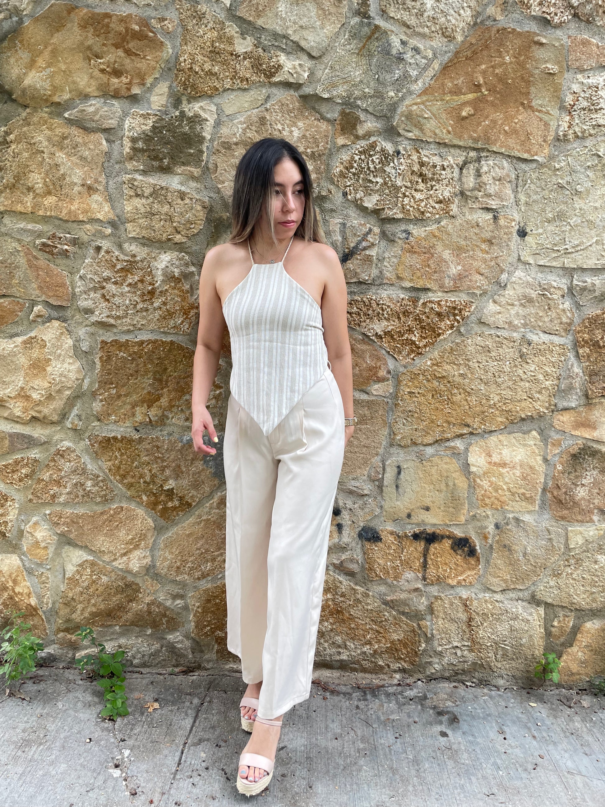 Blusa Milos a Rayas Verticales