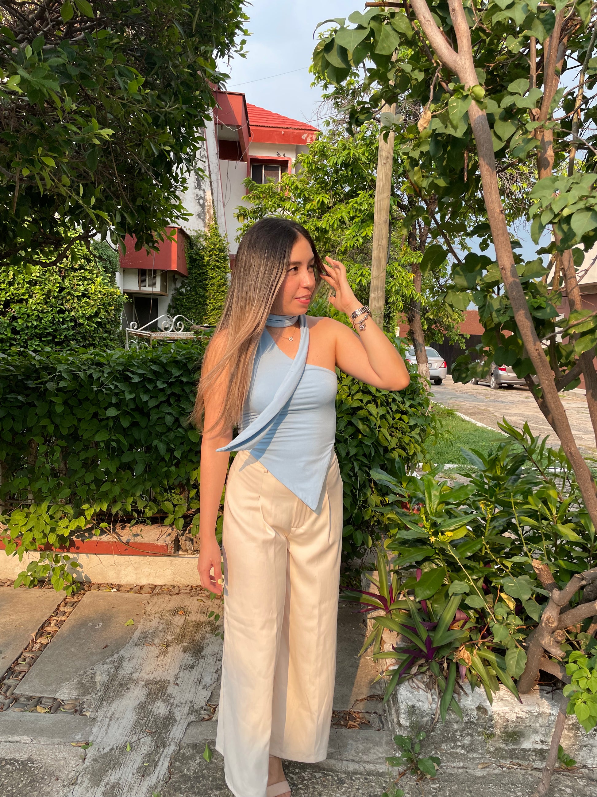 Blusa Hydra Celeste