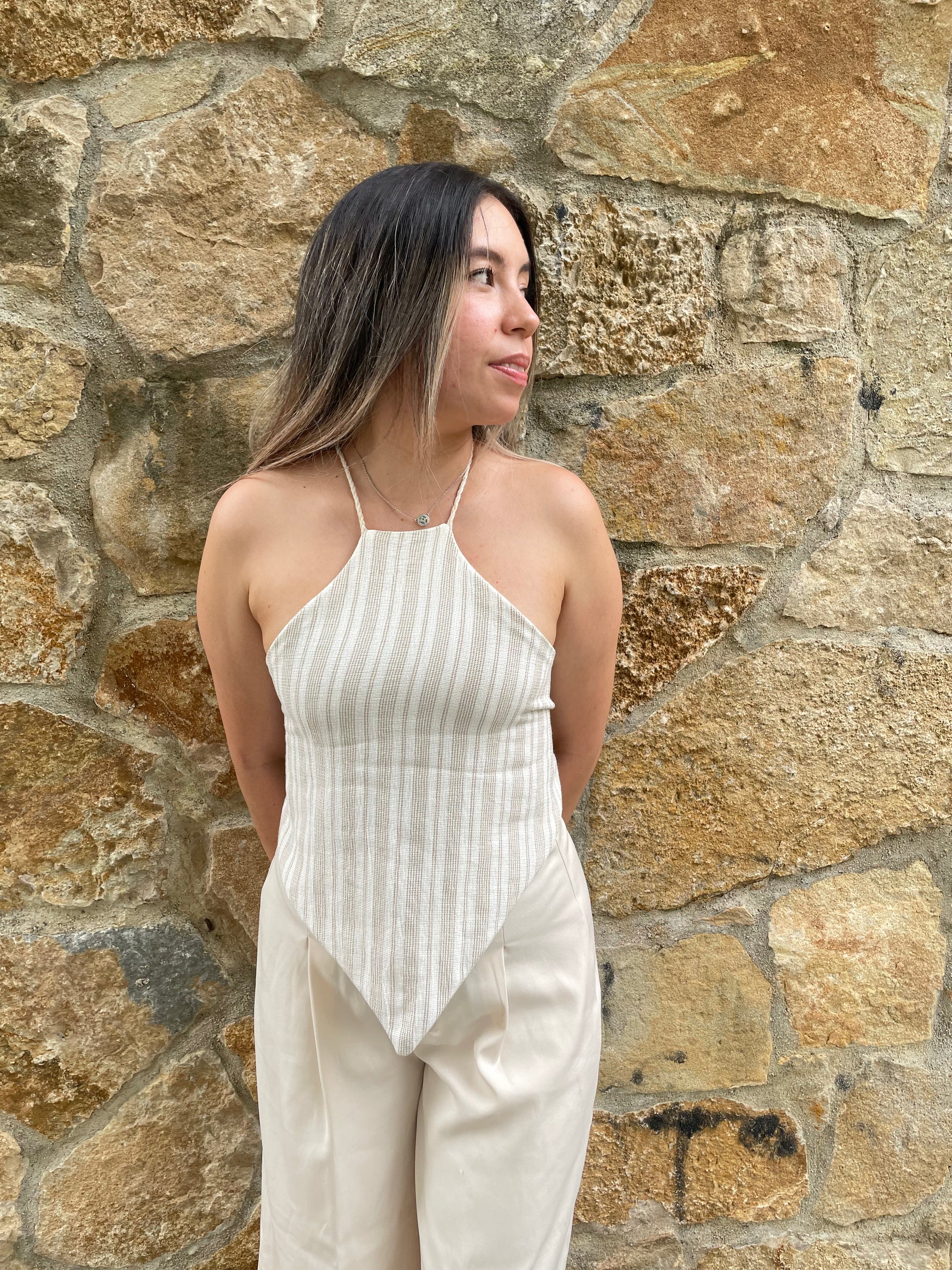 Blusa Milos a Rayas Verticales